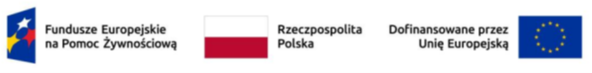 Loga Funfusz Europejski na Pomoc Żywnościową, Rzeczposposlita Polska oraz Dofinansowanie przez Unie Europejską